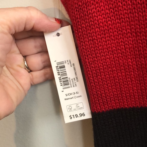 NWT Christmas Sweater Dress Size Juniors Small - Picture 3 of 9